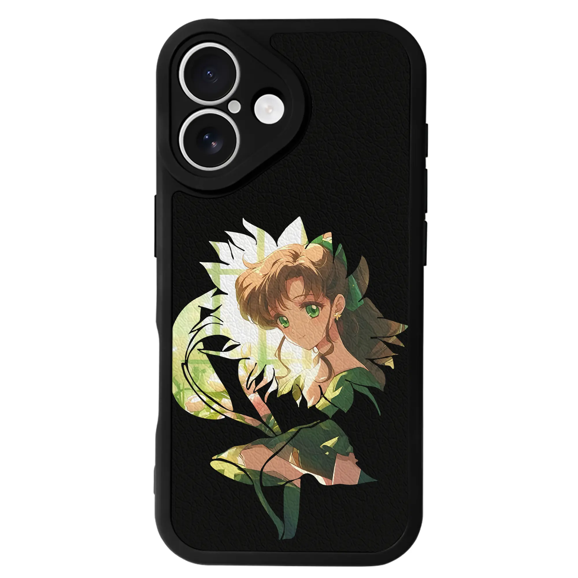 美少女戦士セーラームーン グッズ 木野 まこと - IPhone 16シリーズ対応 ・ シリコンスマホケース ・ レザー調 ・ 高精度フィット ・ 耐衝撃 ・ ワイヤレス充電対応 ・ 精密カット